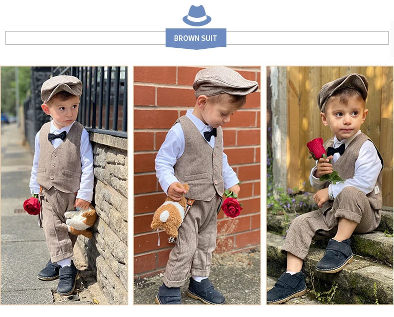 Newborn Boy Formal Clothes Set
