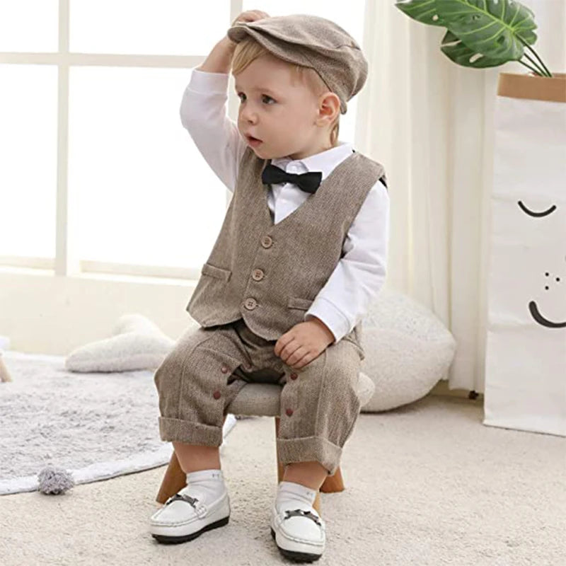 Newborn Boy Formal Clothes Set