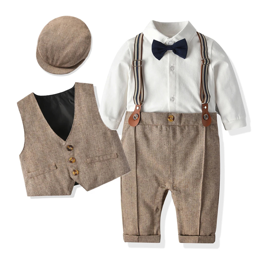 Newborn Boy Formal Clothes Set