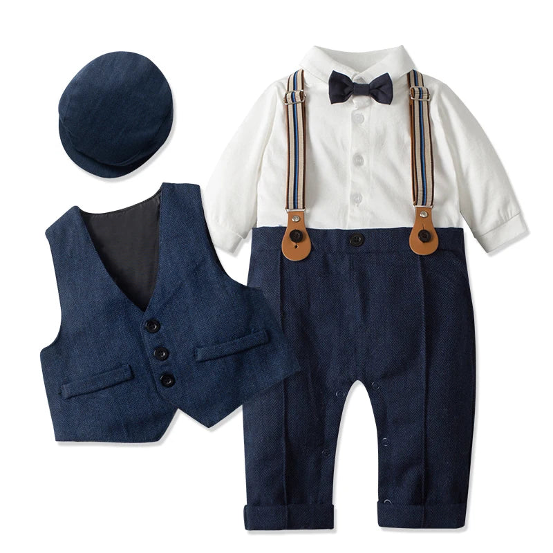 Newborn Boy Formal Clothes Set