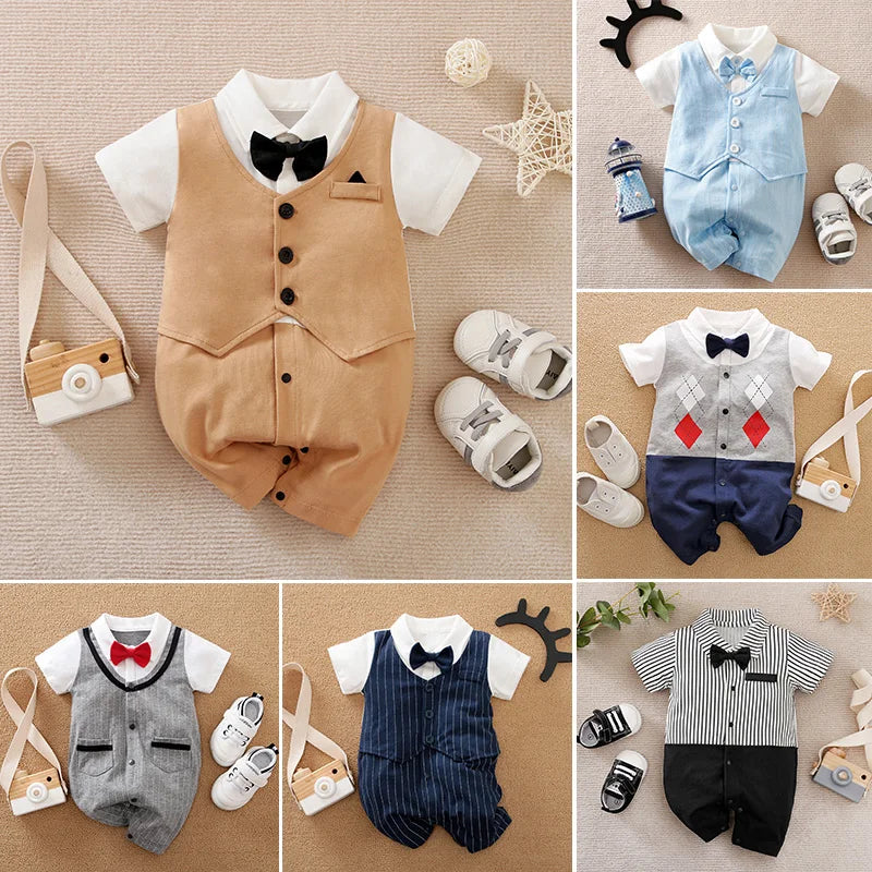 Baby Bodysuit Gentleman Style
