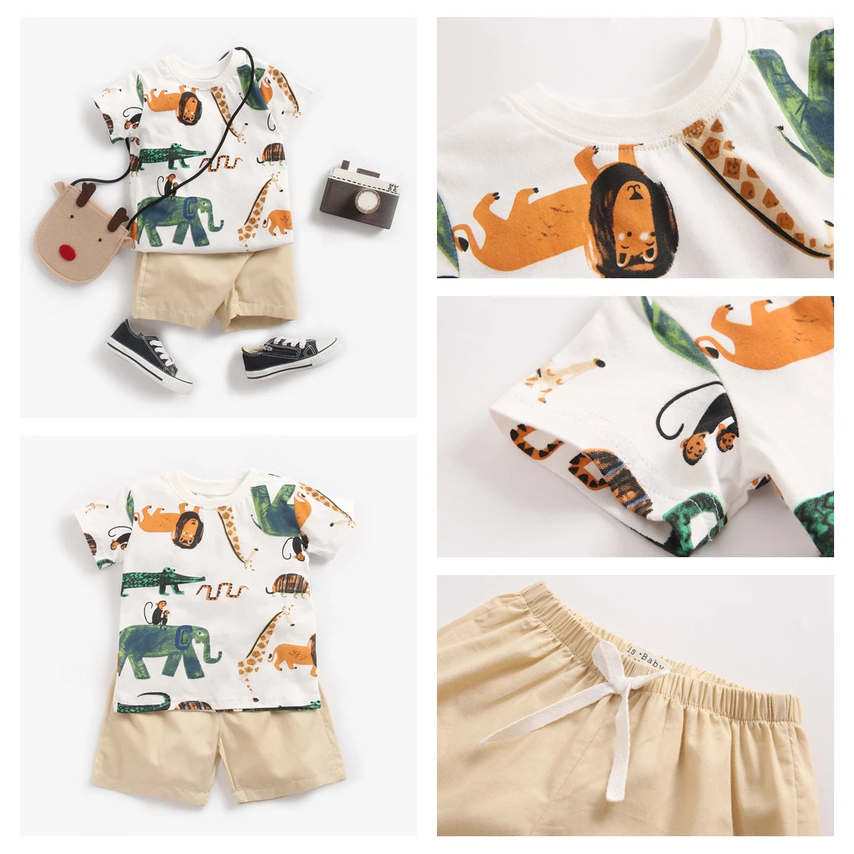 Sanlutoz Cartoon Boys Clothing Sets