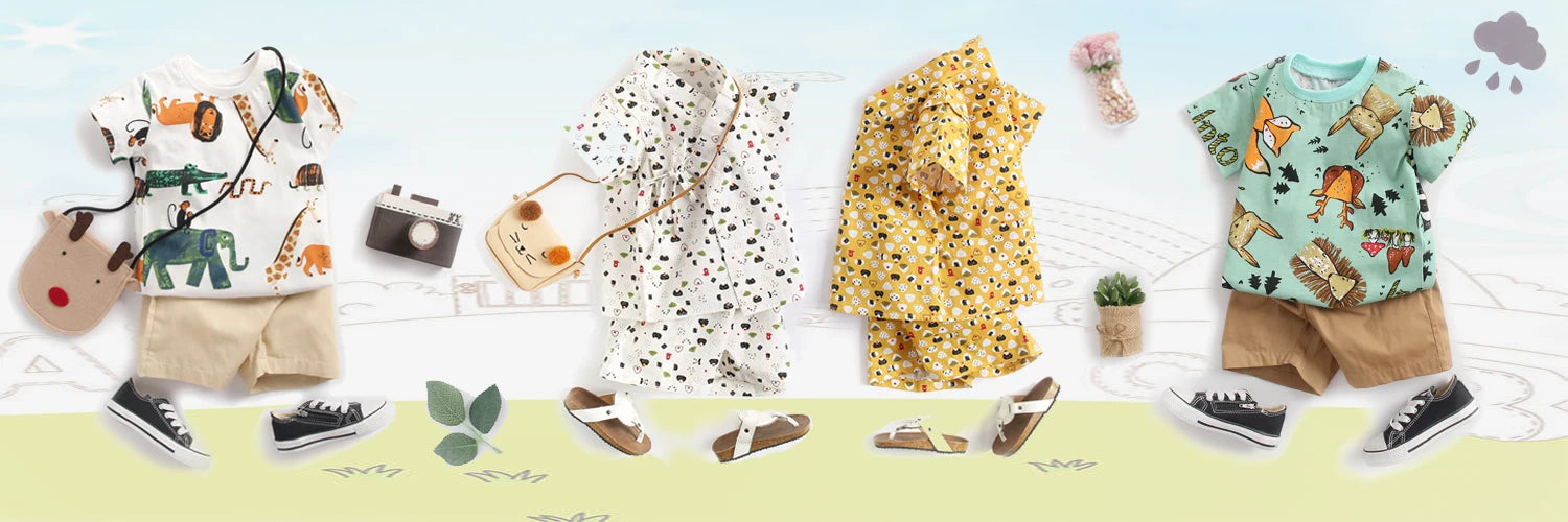 Sanlutoz Cartoon Boys Clothing Sets