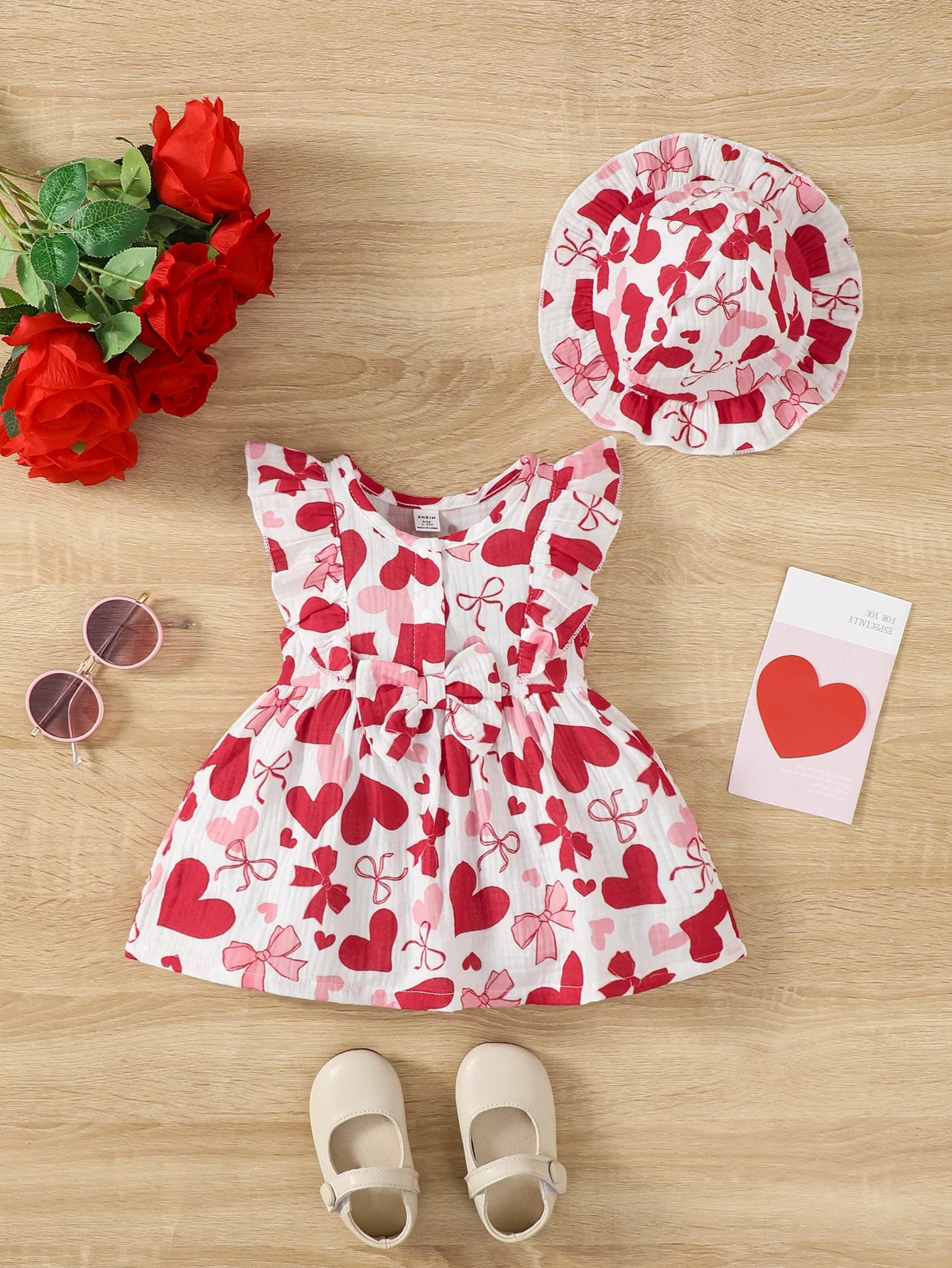 Newborn Baby Girl Love Dress