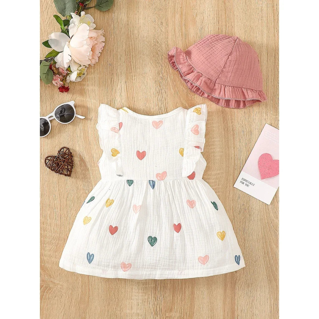 Newborn Baby Girl Love Dress