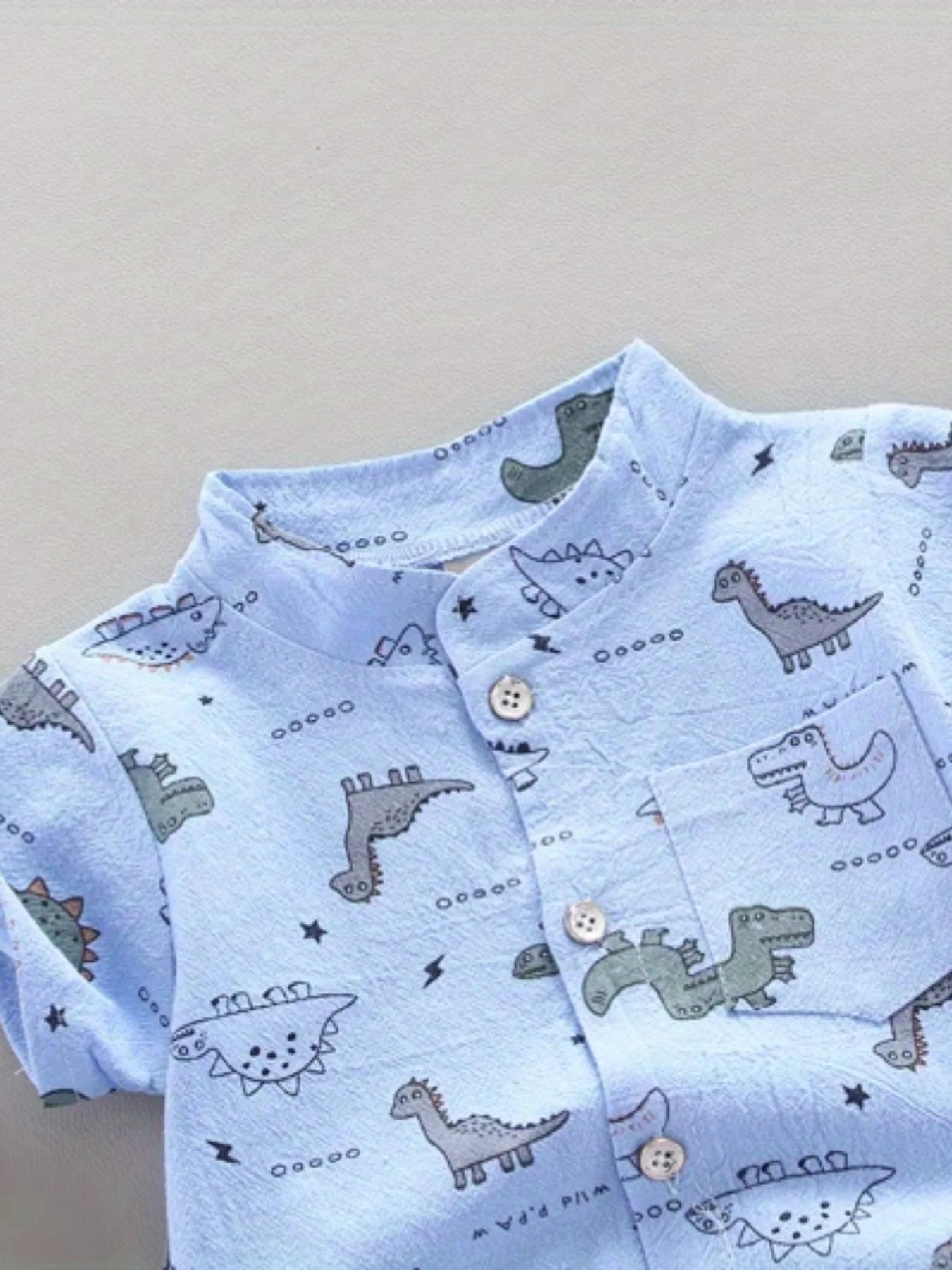 dinosaur pattern short sleeved For Boys