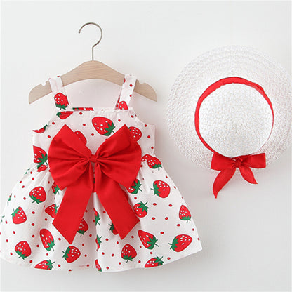 Summer Baby Girl Strawberry Dress