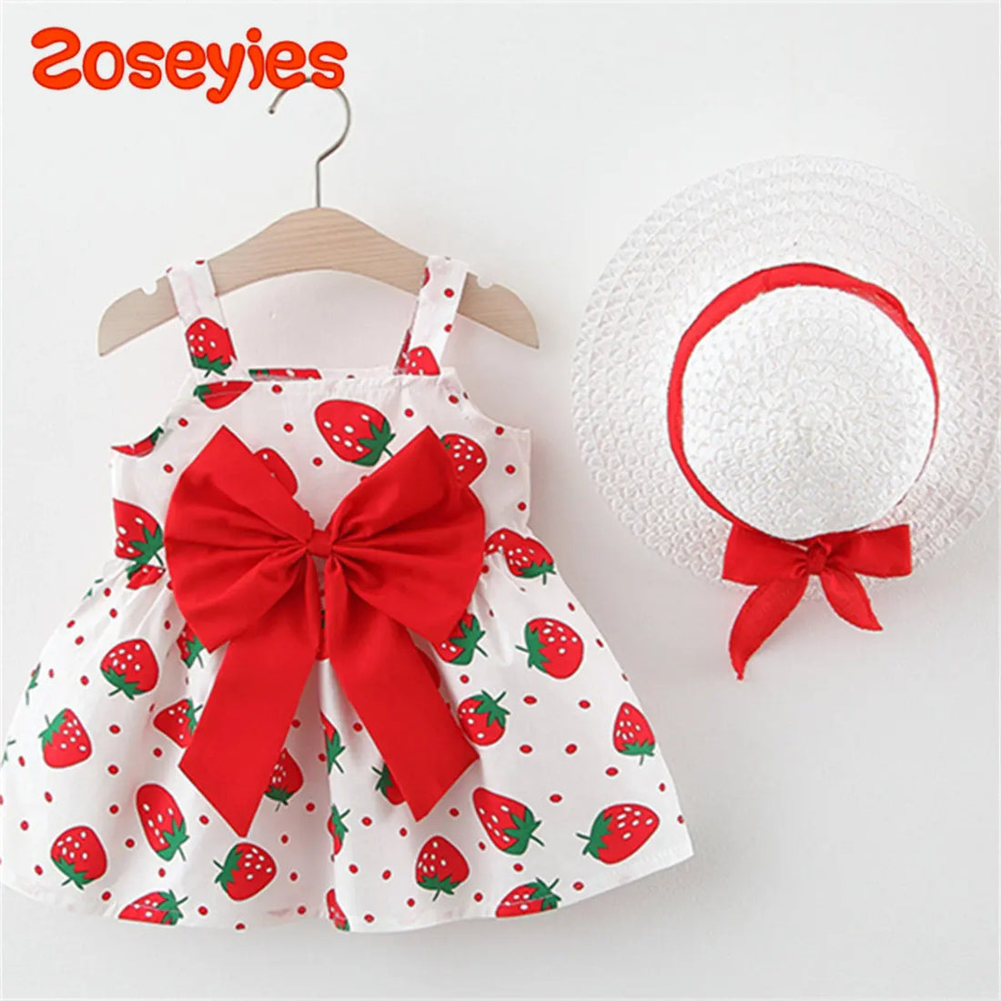 Summer Baby Girl Strawberry Dress