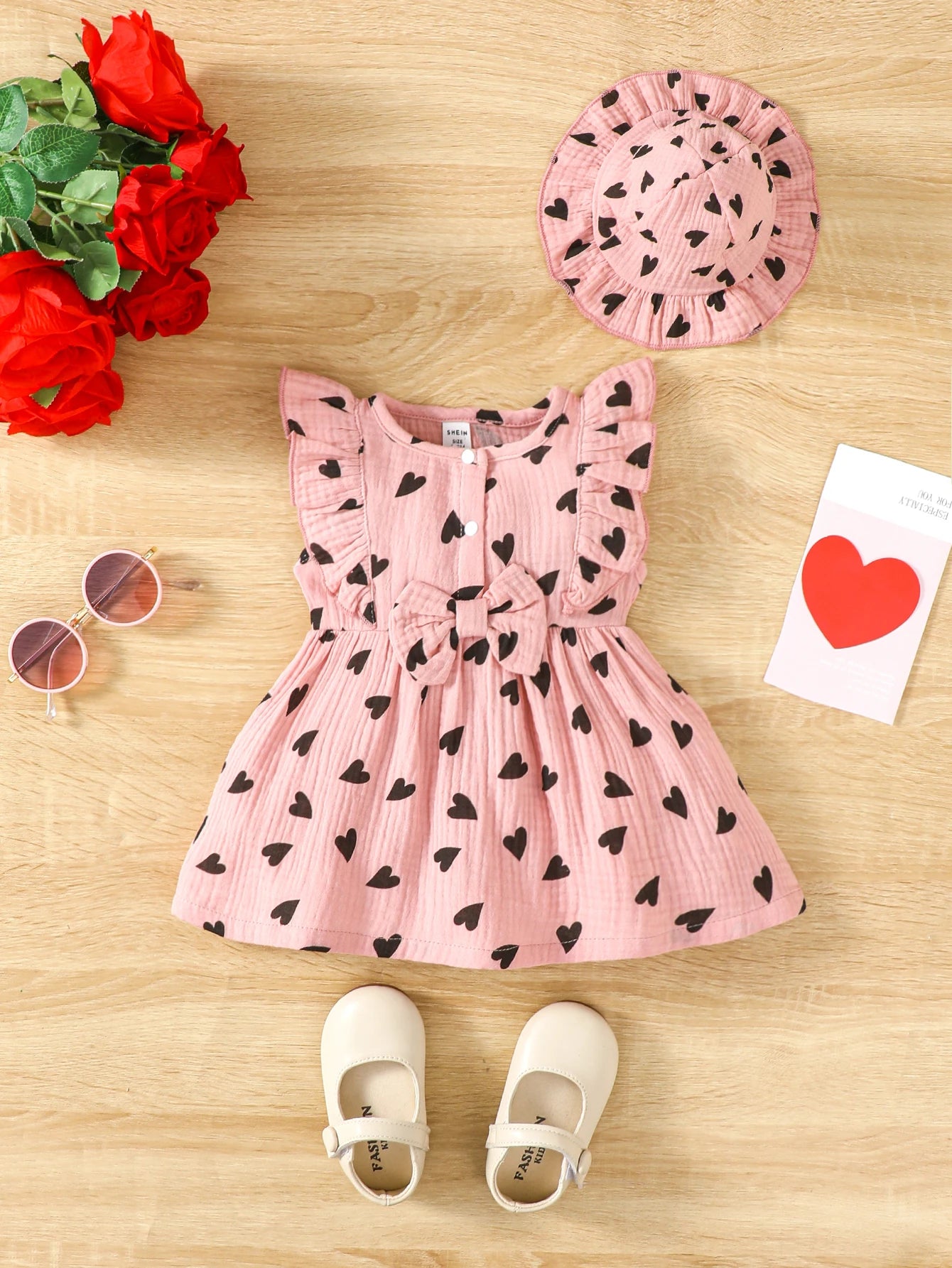 Newborn Baby Girl Love Dress