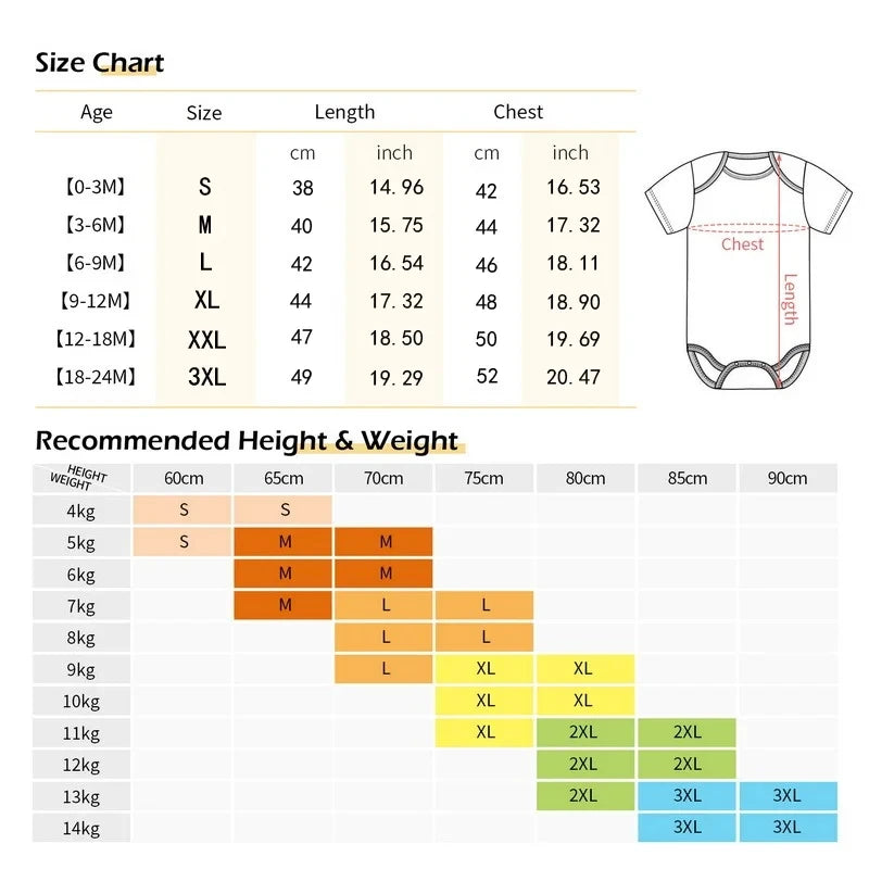 Creativity Milk Printed Newborn Clothes