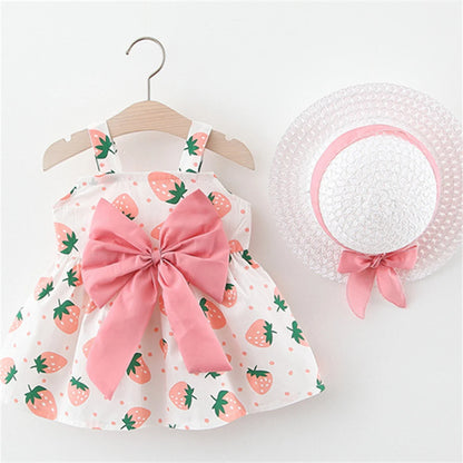 Summer Baby Girl Strawberry Dress