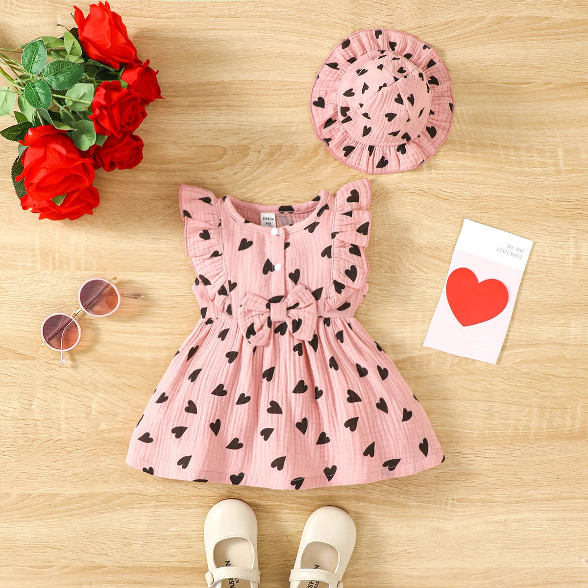 Newborn Baby Girl Love Dress