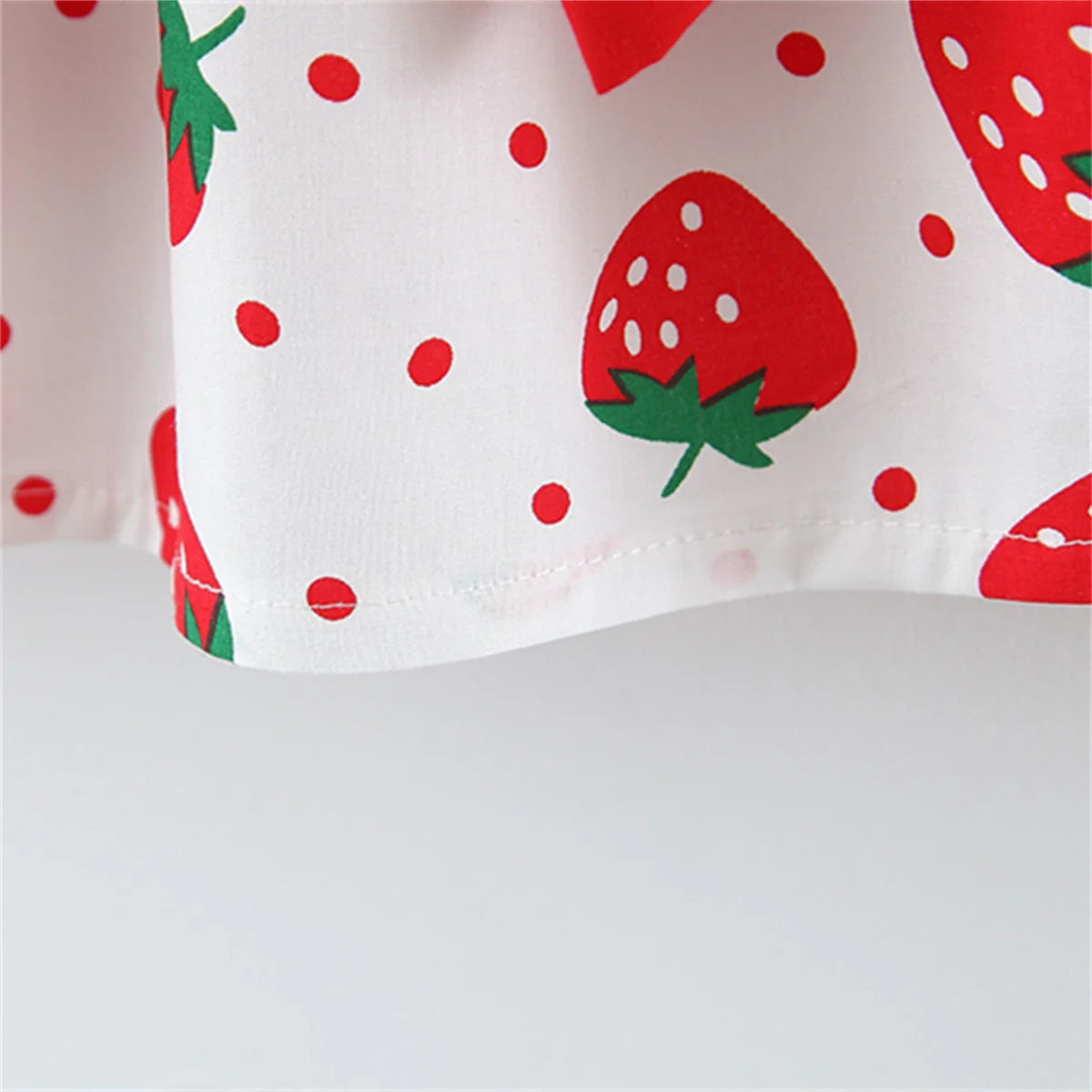 Summer Baby Girl Strawberry Dress